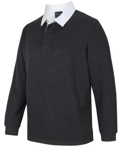Picture of JB's Adults 2 Tone Rugby Shirt Long Sleeve